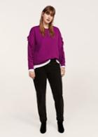 Violeta By Mango Violeta By Mango Ruffled Sleeves Sweatshirt