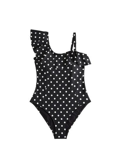 Violeta By Mango Violeta By Mango Polka Dots Ruffled Swimsuit