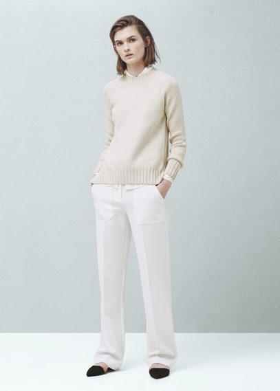 Mango Ribbed Edges Sweater