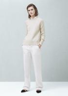 Mango Ribbed Edges Sweater