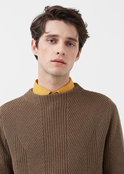 Mango Man Mango Man Wool-blend Knit Sweater