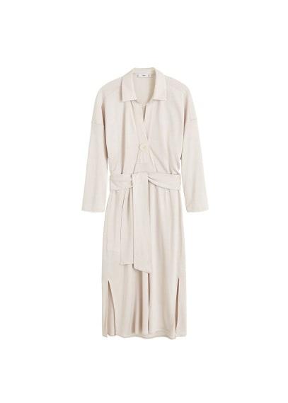 Mango Mango Pleated Waist Dress