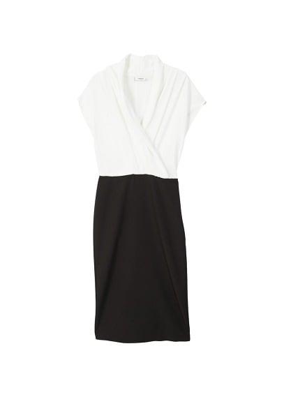 Mango Mango Monochrome Shift Dress