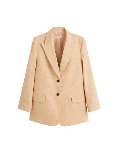 Mango Mango Wool Suit Blazer