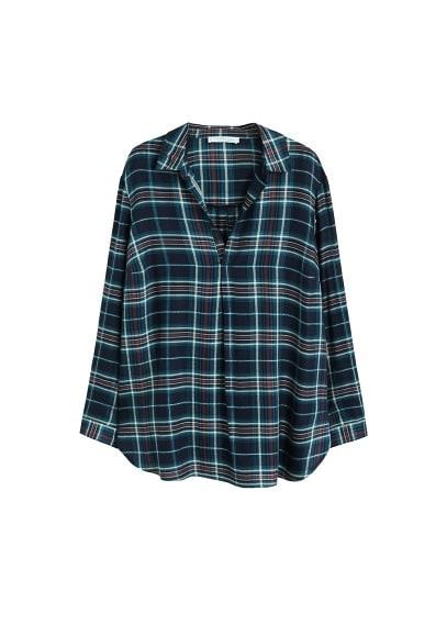 Violeta By Mango Violeta By Mango Check Blouse
