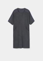 Violeta By Mango Violeta By Mango Cupro Front Dress