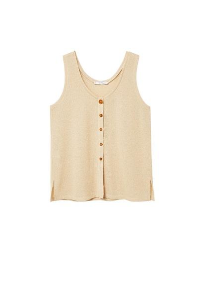 Violeta By Mango Violeta By Mango Buttonned Knit Top