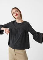Mango Mango Flared Sleeve T Shirt