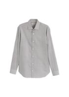 Mango Man Mango Man Slim-fit Mosaic Print Shirt