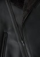 Mango Man Mango Man Faux Shearling Aviator Coat
