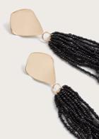 Violeta By Mango Violeta By Mango Micro Beads Tassel Earrings