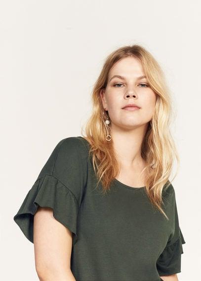 Violeta By Mango Violeta By Mango Frill Cotton Dress