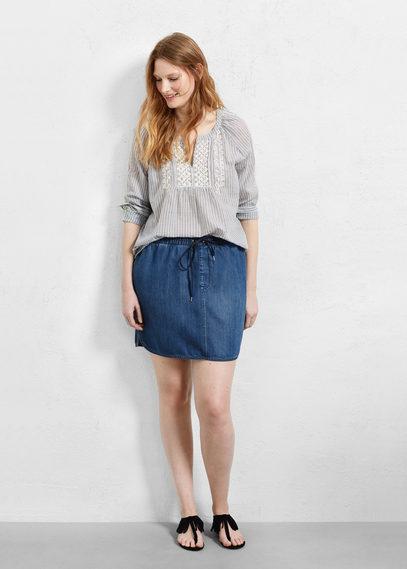Violeta By Mango Violeta By Mango Soft Fabric Miniskirt