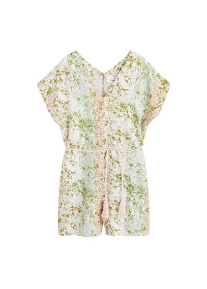 Mango Mango Flower Soft Jumpsuit