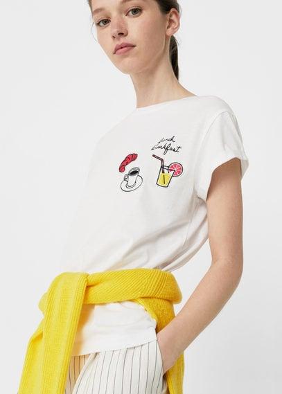 Mango Mango Patch T-shirt