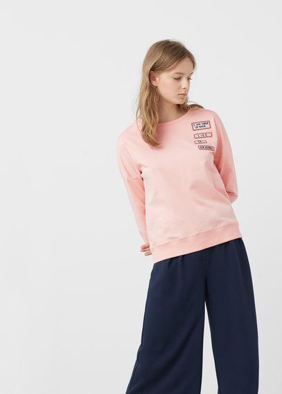 Mango Mango Patch Sweatshirt