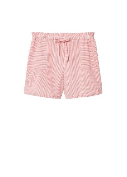 Violeta By Mango Violeta By Mango Striped Bow Shorts