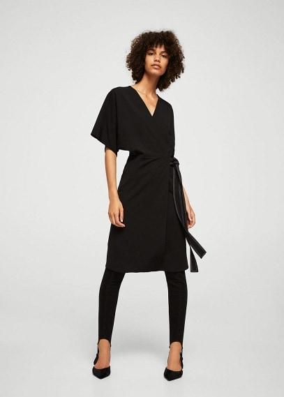 Mango Mango Bow Belted Dress