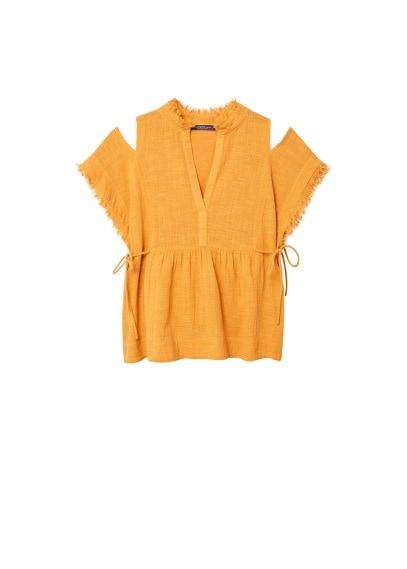 Violeta By Mango Violeta By Mango Frayed Blouse