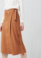 Mango Mango Flowy Skirt Pants