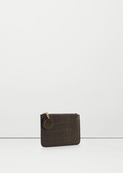 Mango Mango Croc-effect Purse