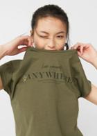 Mango Mango Bead Detail T-shirt