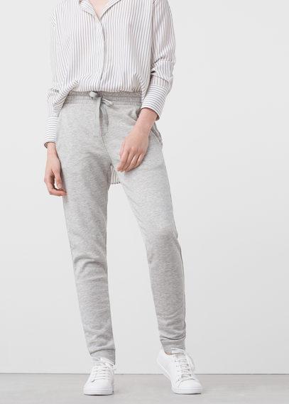 Mango Mango Relaxed Cotton Trousers