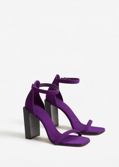 Mango Mango Ankle-cuff Leather Sandals
