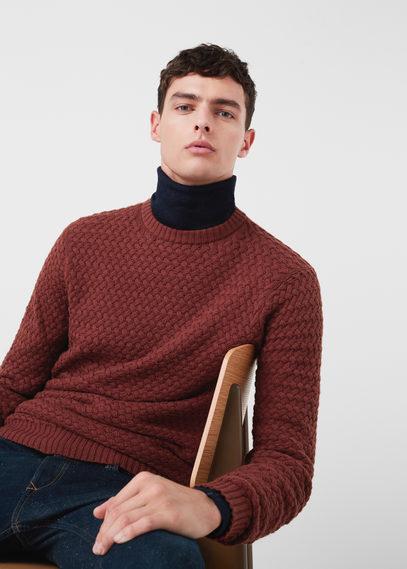 Mango Man Mango Man Knitted Braided Sweater