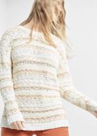 Violeta By Mango Cotton Linen-blend Sweater
