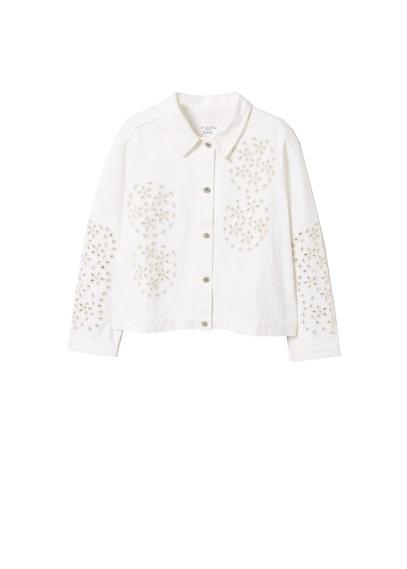 Violeta By Mango Violeta By Mango Laser-cut Details Jacket