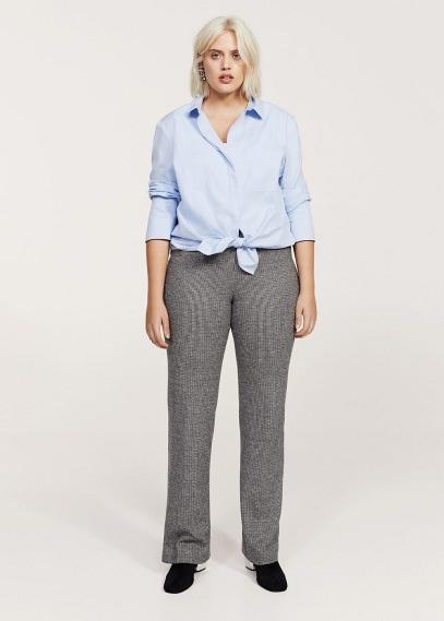 Violeta By Mango Violeta By Mango Mini Houndstooth Trousers