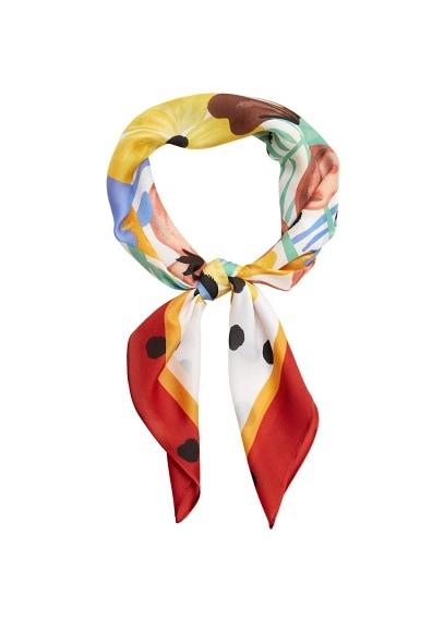 Mango Mango Floral Printed Scarf
