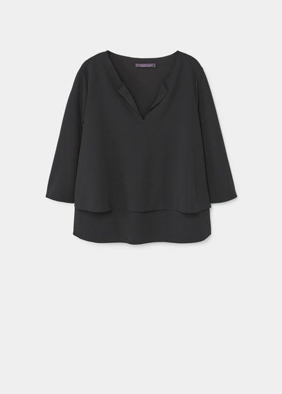 Violeta By Mango Violeta By Mango Double-layered T Shirt