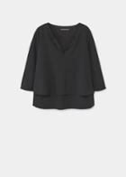 Violeta By Mango Violeta By Mango Double-layered T Shirt