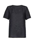 Mango Metallic Trimming Knitted Blouse