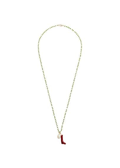 Mango Mango Pendant Crystals Necklace