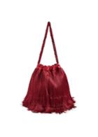 Mango Mango Satin Fringed Bag