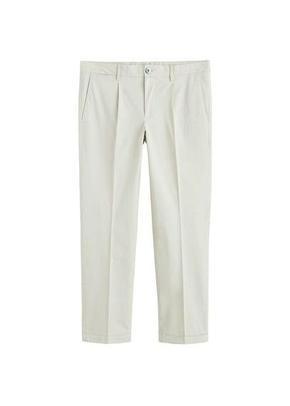 Mango Man Mango Man Regular-fit Pleated Trousers