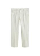 Mango Man Mango Man Regular-fit Pleated Trousers