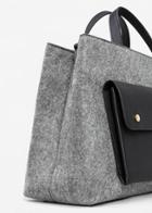 Mango Mango Pocketed Plush Bag