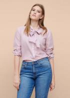 Violeta By Mango Violeta By Mango Tie-neck Blouse