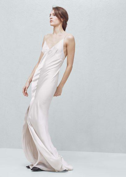 Mango Mango Premium - Cut-out Silk Dress
