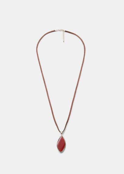 Violeta By Mango Violeta By Mango Stone Pendant Necklace