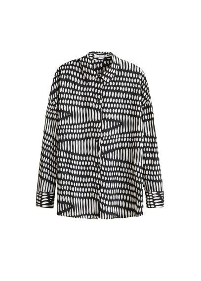 Mango Mango Geometric Print Shirt