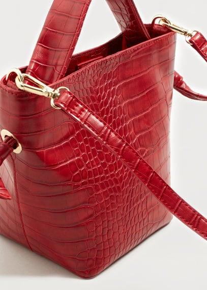 Violeta By Mango Violeta By Mango Croc-effect Tote Bag