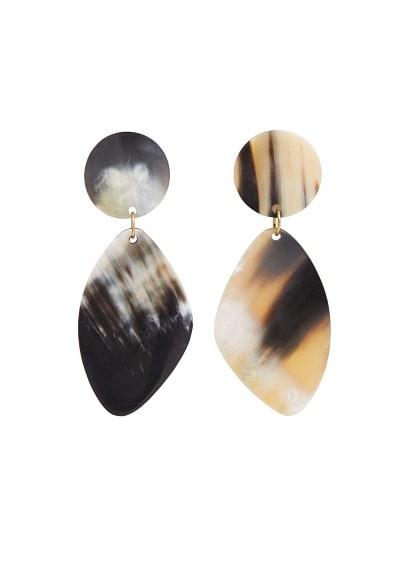 Violeta By Mango Violeta By Mango Tortoiseshell Earrings