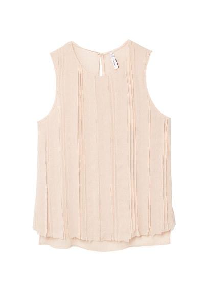 Mango Mango Chiffon Panel Blouse