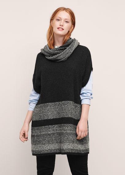 Violeta By Mango Violeta By Mango Knit Poncho