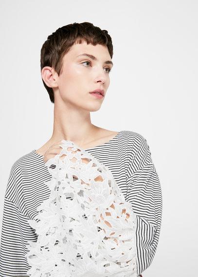 Mango Mango Blonda Sleeve T-shirt